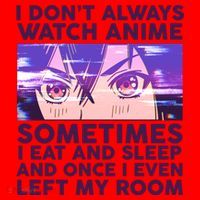 Funny Retro I Don't Always Watch Anime Anime Fan Santa Hat thumb 1