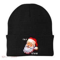 Funny Santa Claus I Do It For The HO'S Christmas Beanie thumb 0