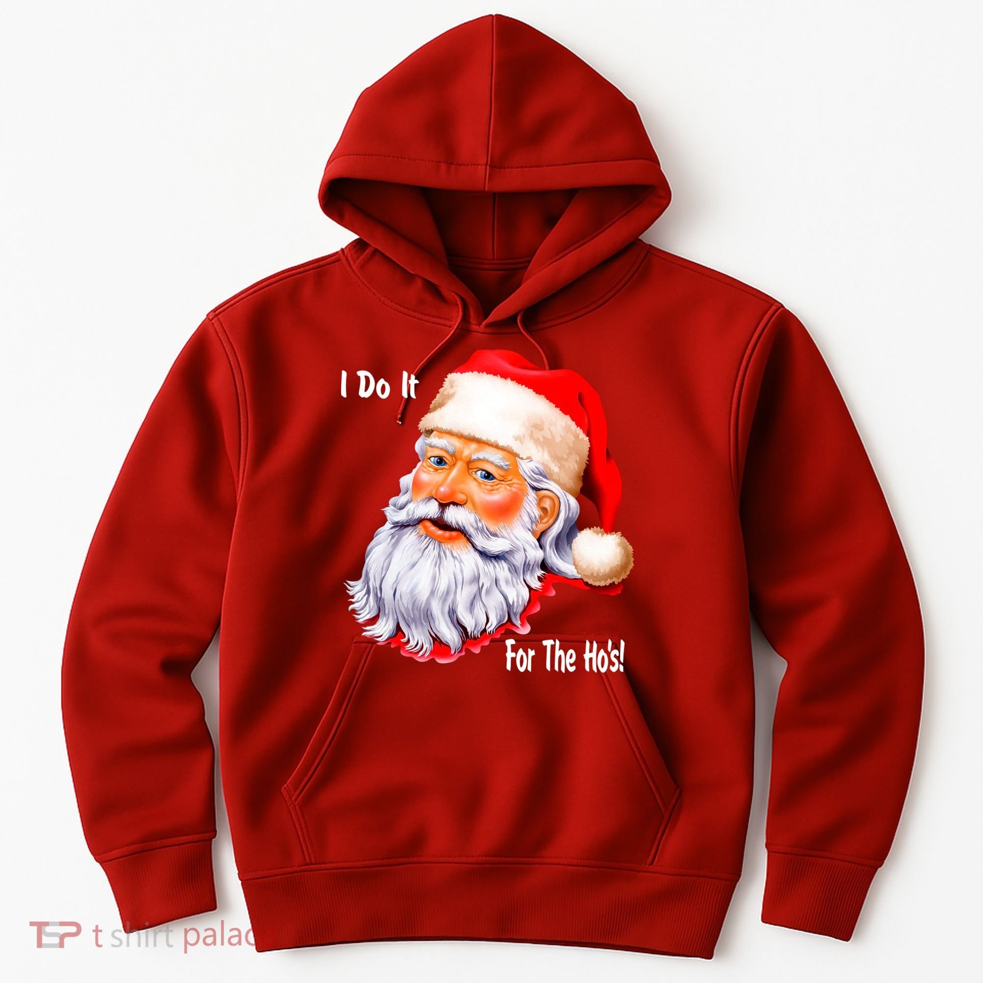 Funny Santa Claus I Do It For The HO'S Christmas Hoodie
