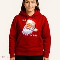 Funny Santa Claus I Do It For The HO'S Christmas Hoodie thumb 5