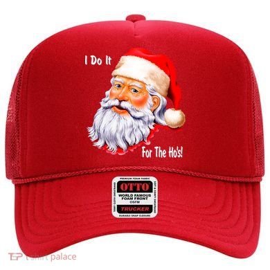 Funny Santa Claus I Do It For The HO'S Christmas Hat