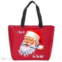 Funny Santa Claus I Do It For The HO'S Christmas Tote Bag thumb 0