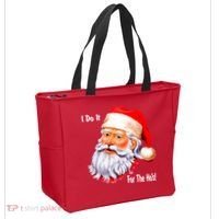 Funny Santa Claus I Do It For The HO'S Christmas Tote Bag thumb 2