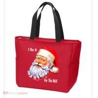 Funny Santa Claus I Do It For The HO'S Christmas Tote Bag thumb 3