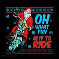 Funny Santa Oh What Fun It Is To Ride Motorcycle Coffee Mug thumb 5