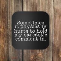 Funny Sarcastic Comment Coaster thumb 0