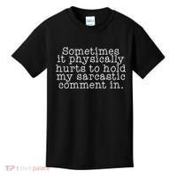 Funny Sarcastic Comment Kids T-Shirt thumb 0