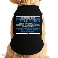 Funny Sarcastic Mind Doggie Tank thumb 0