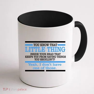 Funny Sarcastic Mind Coffee Mug back
