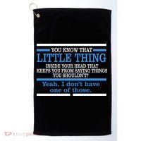 Funny Sarcastic Mind Golf Towel thumb 0