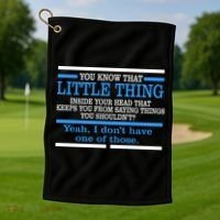 Funny Sarcastic Mind Golf Towel thumb 1