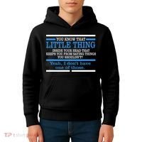 Funny Sarcastic Mind Kids Hoodie thumb 4