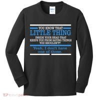 Funny Sarcastic Mind Kids Long Sleeve Shirt thumb 0
