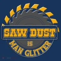Funny Saw Dust Is Man Glitter Apron thumb 3