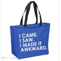 Funny Saying - I Came. I Saw. I Made It Awkward. Tote Bag thumb 2