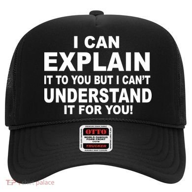 Funny Sayings I Can Explain It But I Can't Understand It For You Hat