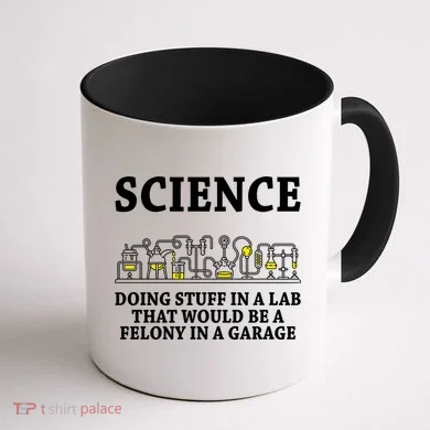 Funny Science Definition Coffee Mug back