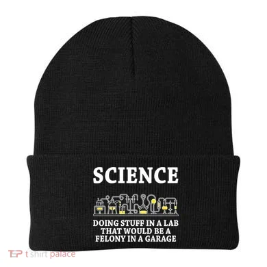 Funny Science Definition Beanie