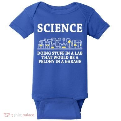 Funny Science Definition Baby Bodysuit
