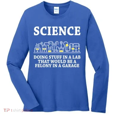 Funny Science Definition Women's Long Sleeve Shirt