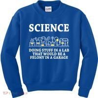 Funny Science Definition Kids Sweatshirt thumb 0