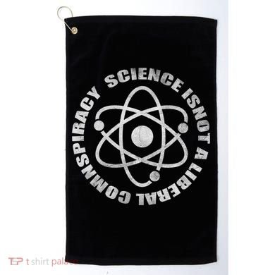 Funny Science Liberal Conspiracy Golf Towel