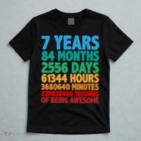 Funny Seven Years Old 7th Birthday T-Shirt thumb 5