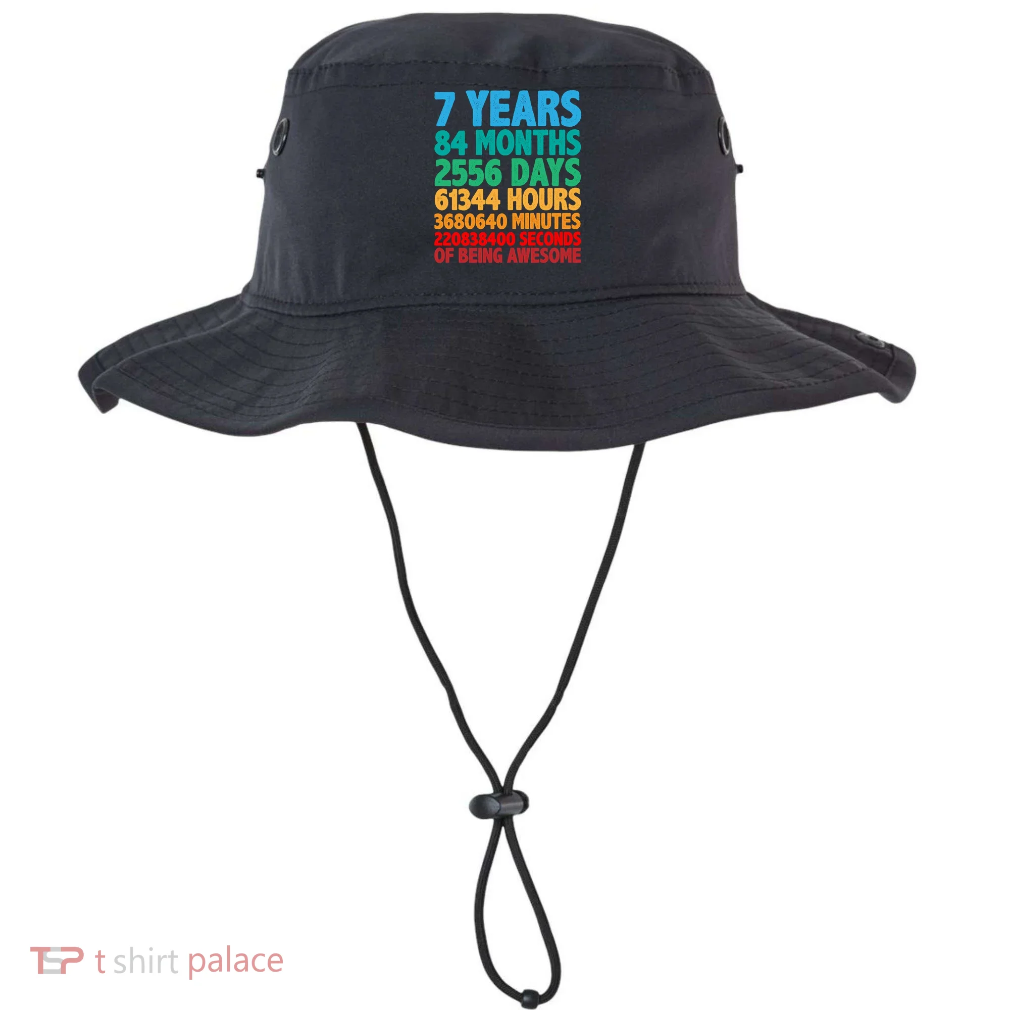 Funny Seven Years Old 7th Birthday Bucket Hat