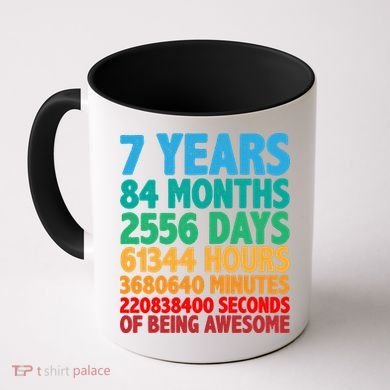 Funny Seven Years Old 7th Birthday Coffee Mug