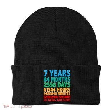 Funny Seven Years Old 7th Birthday Beanie