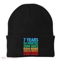 Funny Seven Years Old 7th Birthday Beanie thumb 0