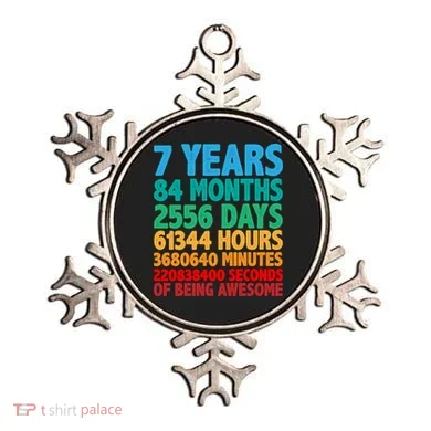 Funny Seven Years Old 7th Birthday Ornament