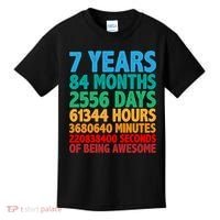Funny Seven Years Old 7th Birthday Kids T-Shirt thumb 0