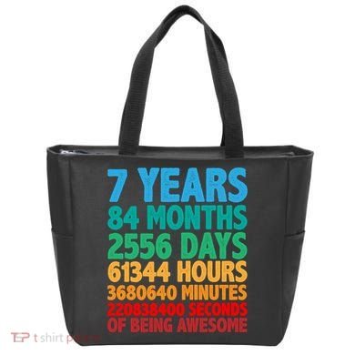 Funny Seven Years Old 7th Birthday Tote Bag