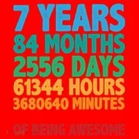 Funny Seven Years Old 7th Birthday Santa Hat thumb 1