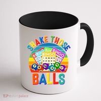 Funny Shake Those Balls Bingo Coffee Mug thumb 1