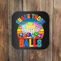 Funny Shake Those Balls Bingo Coaster thumb 0