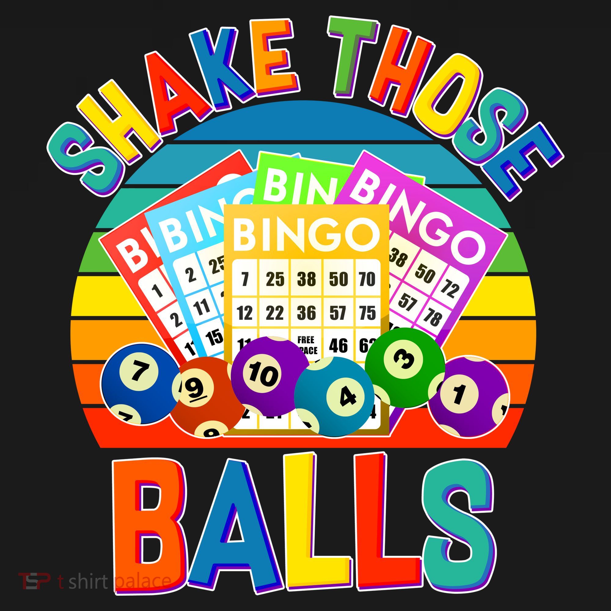 Funny Shake Those Balls Bingo Pajama Set