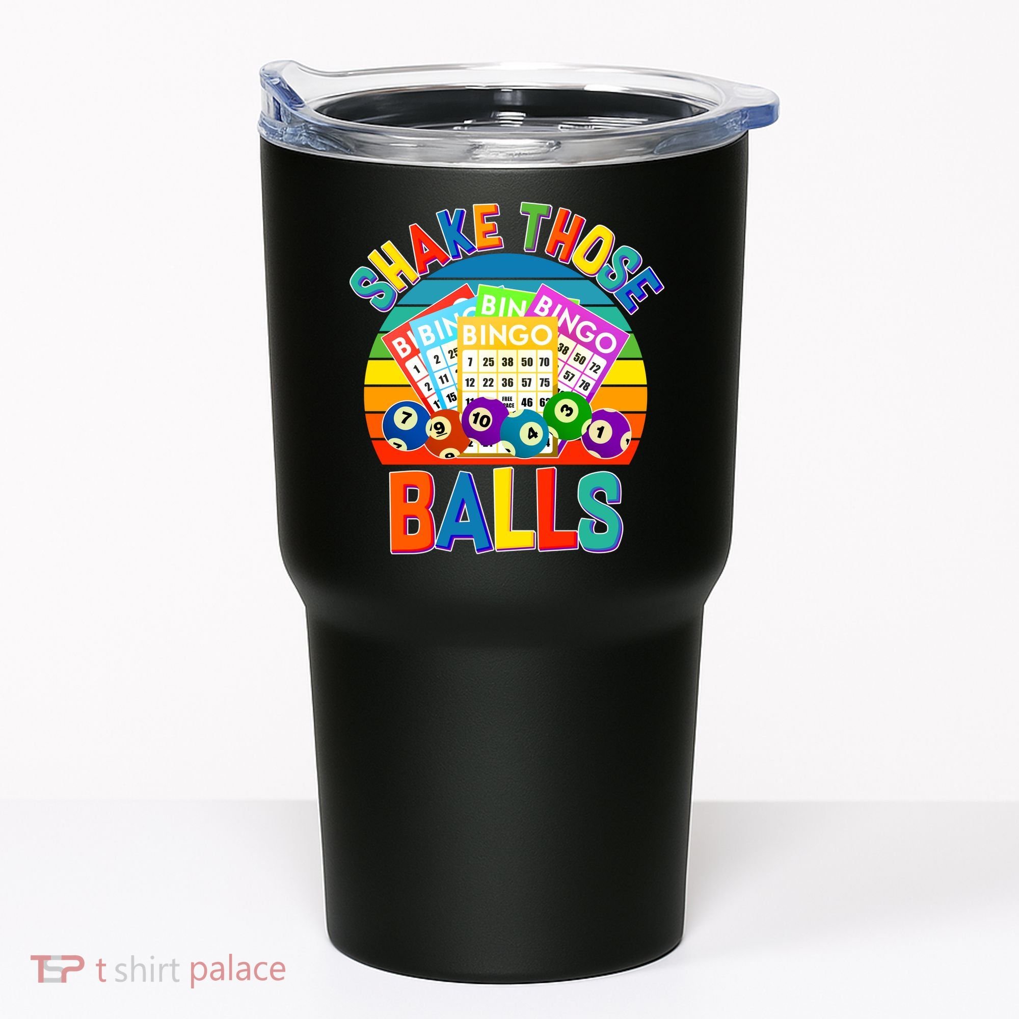 Funny Shake Those Balls Bingo Tumbler