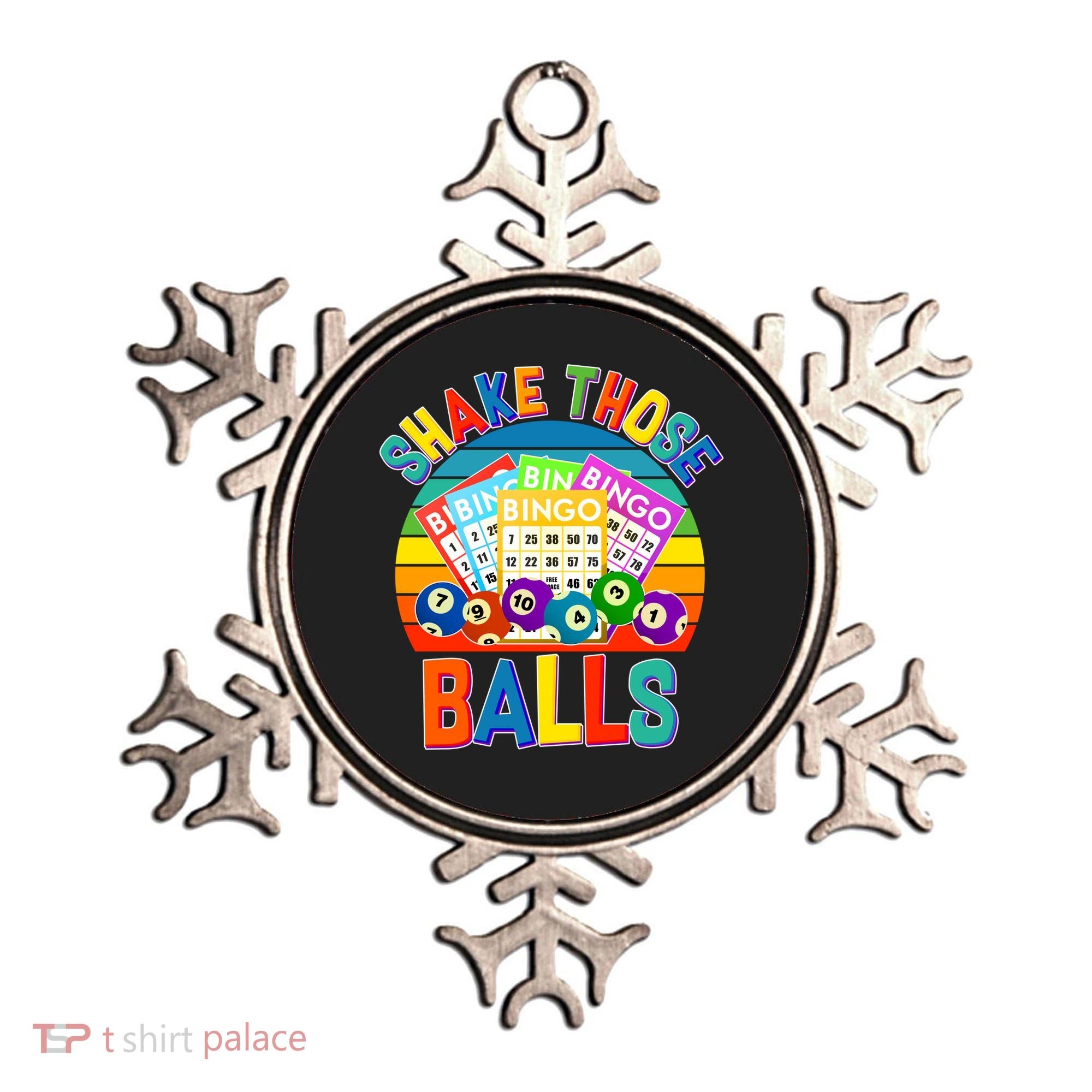 Funny Shake Those Balls Bingo Ornament