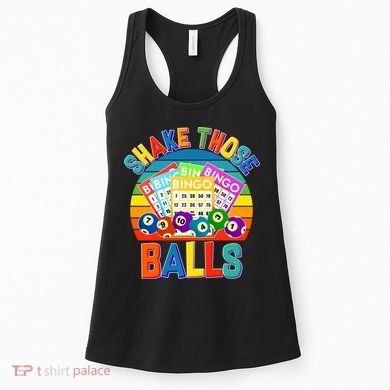 Funny Shake Those Balls Bingo Women's Tank Top