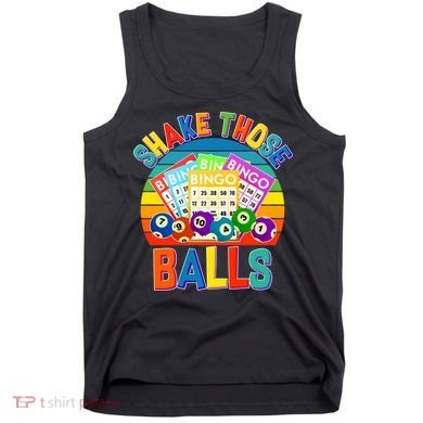 Funny Shake Those Balls Bingo Tank Top