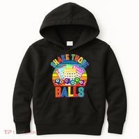 Funny Shake Those Balls Bingo Kids Hoodie thumb 0