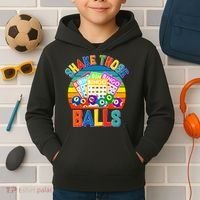 Funny Shake Those Balls Bingo Kids Hoodie thumb 2