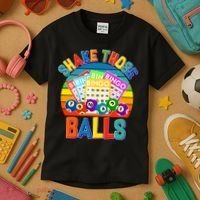 Funny Shake Those Balls Bingo Kids T-Shirt thumb 3