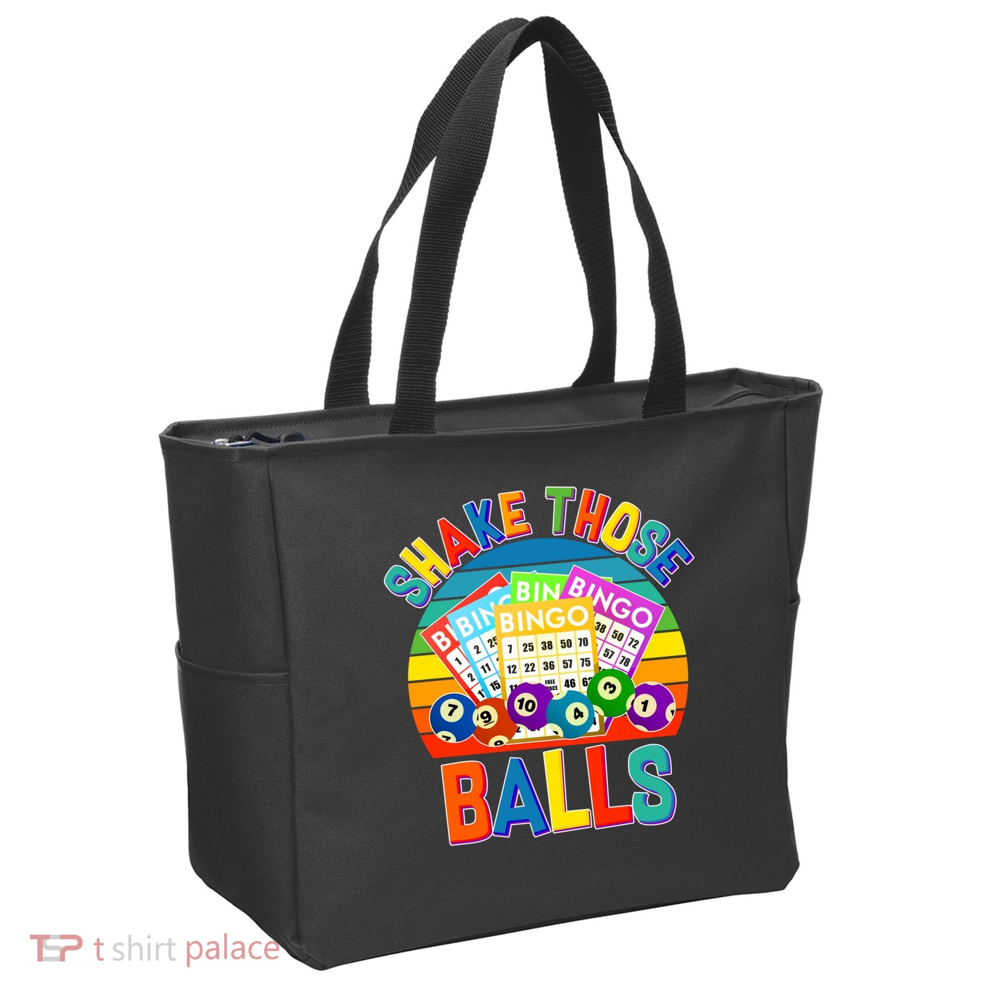 Funny Shake Those Balls Bingo Tote Bag