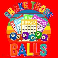 Funny Shake Those Balls Bingo Santa Hat thumb 1