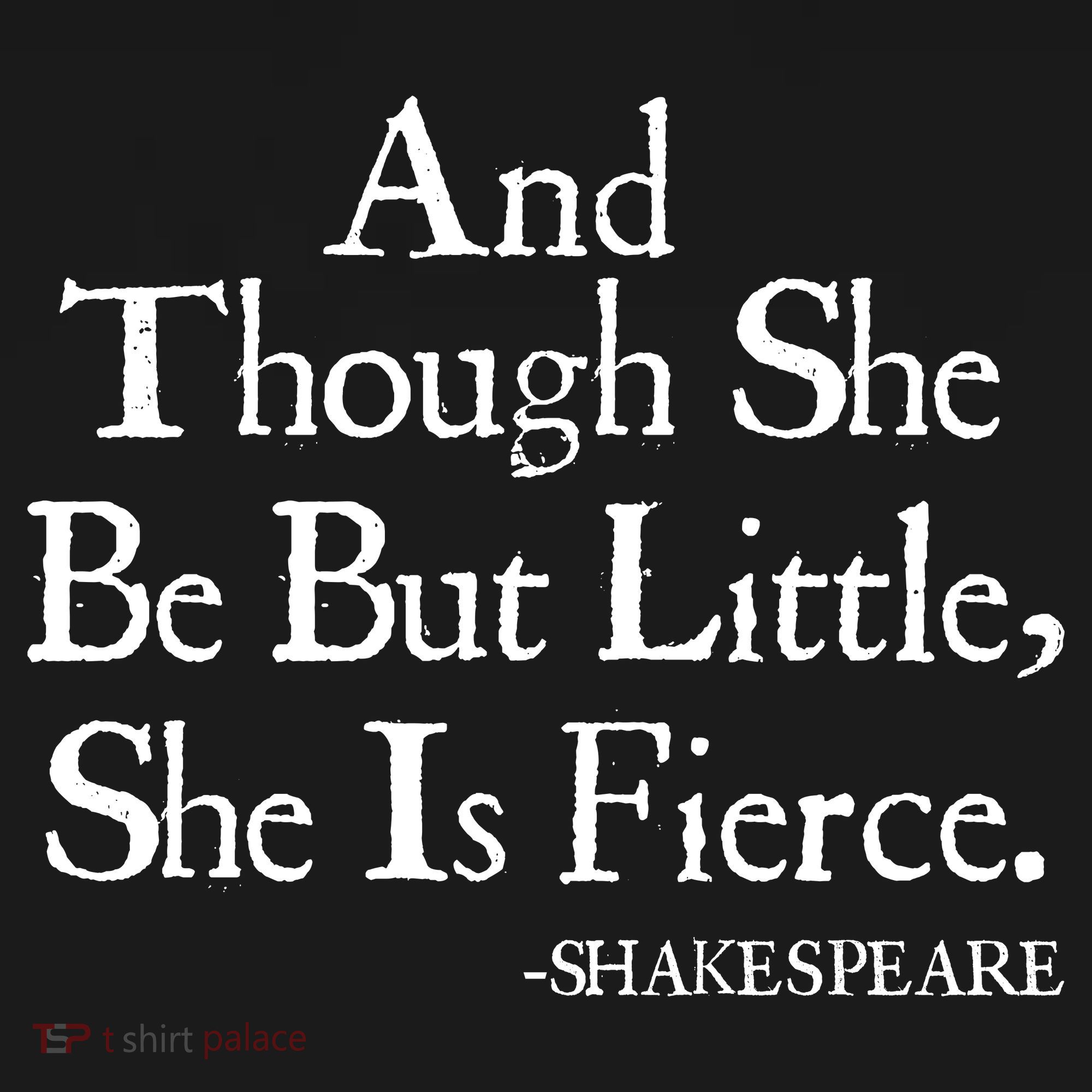 Funny Shakespeare Fierce Quote Apron