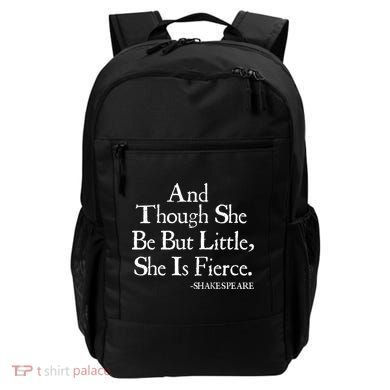 Funny Shakespeare Fierce Quote Backpack