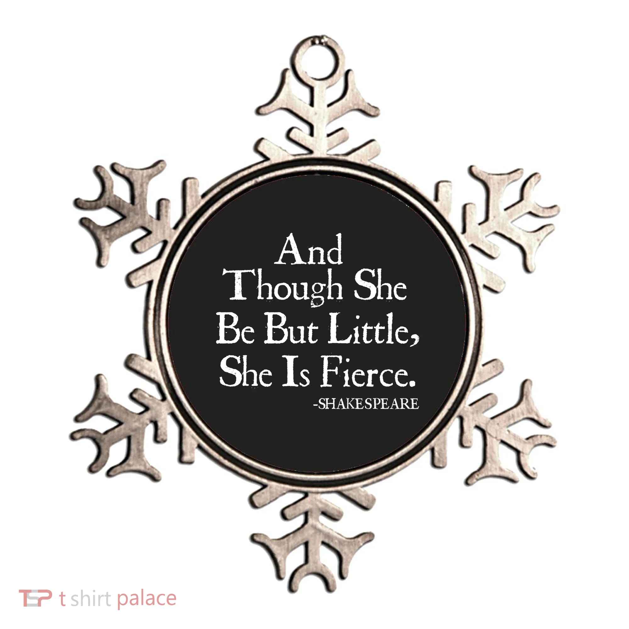 Funny Shakespeare Fierce Quote Ornament